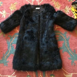 THACKER NYC Warhol Coat - Faux Fur cost $80 OBO